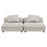 Solace 2-Piece Modular Corduroy Upholstered Sofa