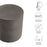 Brion Indoor - Outdoor Patio Concrete Stool