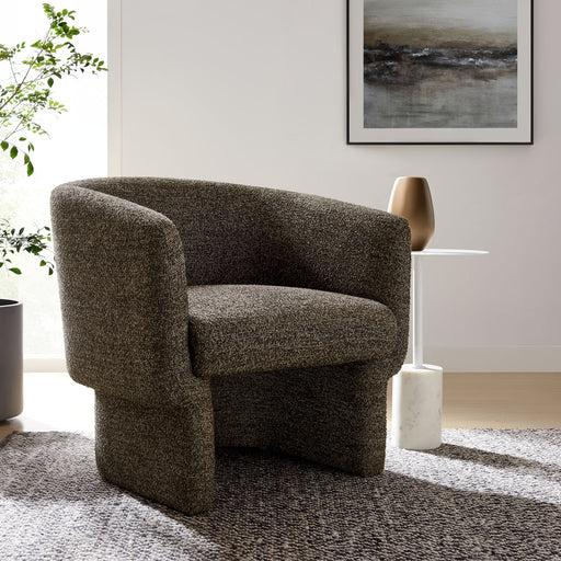 Muse Boucle Fabric Barrel Accent Chair