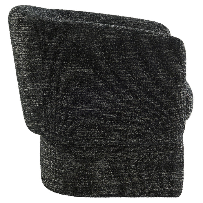 Muse Boucle Fabric Barrel Accent Chair