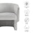Muse Boucle Fabric Barrel Accent Chair