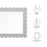 Emmeline Scalloped Rectangle Wall Mirror