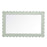 Emmeline Scalloped Rectangle Wall Mirror