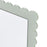 Emmeline Scalloped Rectangle Wall Mirror