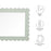 Emmeline Scalloped Rectangle Wall Mirror