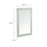 Emmeline Scalloped Rectangle Wall Mirror