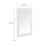 Emmeline Scalloped Rectangle Wall Mirror