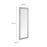 Emmeline Scalloped Rectangle Floor Mirror