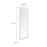 Emmeline Scalloped Rectangle Floor Mirror