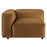Auren Upholstered Vegan Leather Modular Left Armchair