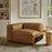 Auren Upholstered Vegan Leather Modular Left Armchair
