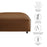 Auren Upholstered Vegan Leather Ottoman