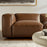 Auren 5-Piece Upholstered Vegan Leather Modular L-Shaped Sofa