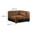 Auren 5-Piece Upholstered Vegan Leather Modular L-Shaped Sofa