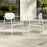 Aeris Stackable Outdoor Patio Aluminum Dining Armchair Set of 2