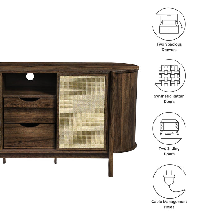 Reid 63" Curved Sideboard