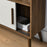 Transmit 45" Bookcase with Sliding Doors