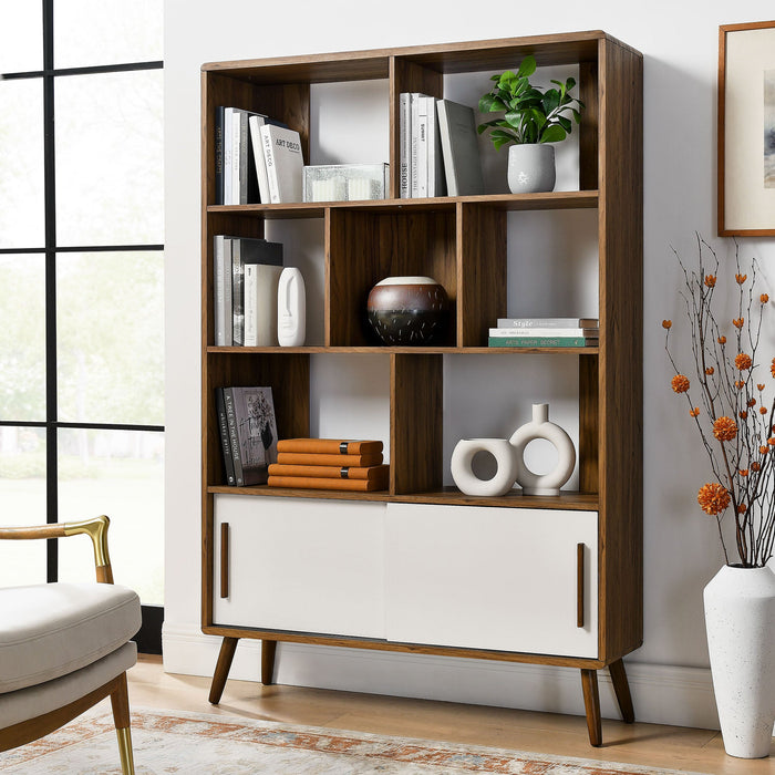 Transmit 45" Bookcase with Sliding Doors