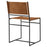 Thatcher Leather and Metal Dining Chair