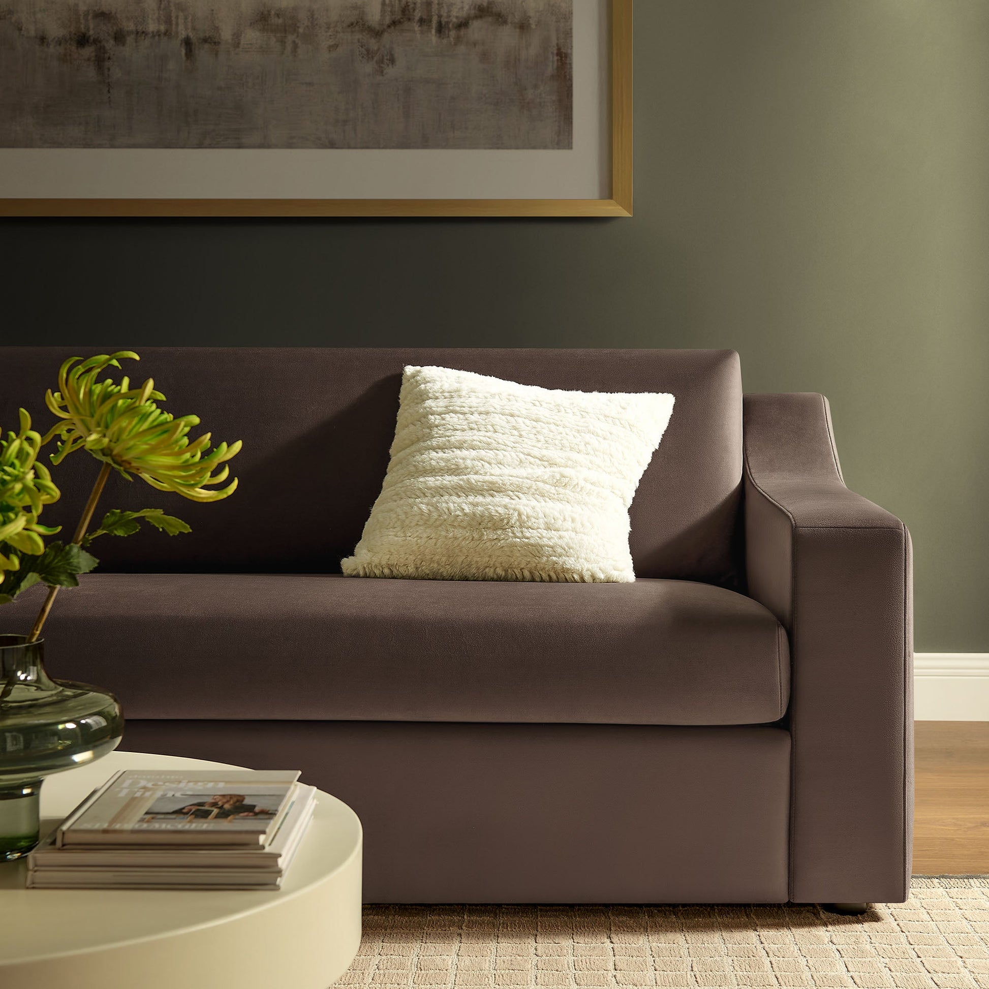Liora Performance Velvet Sofa