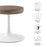 Lippa Vegan Leather Round Stool