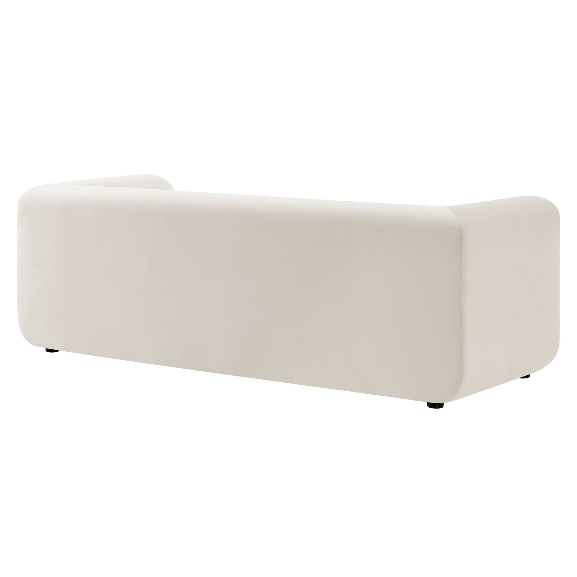 Leif 89" Performance Velvet Upholstered Sofa