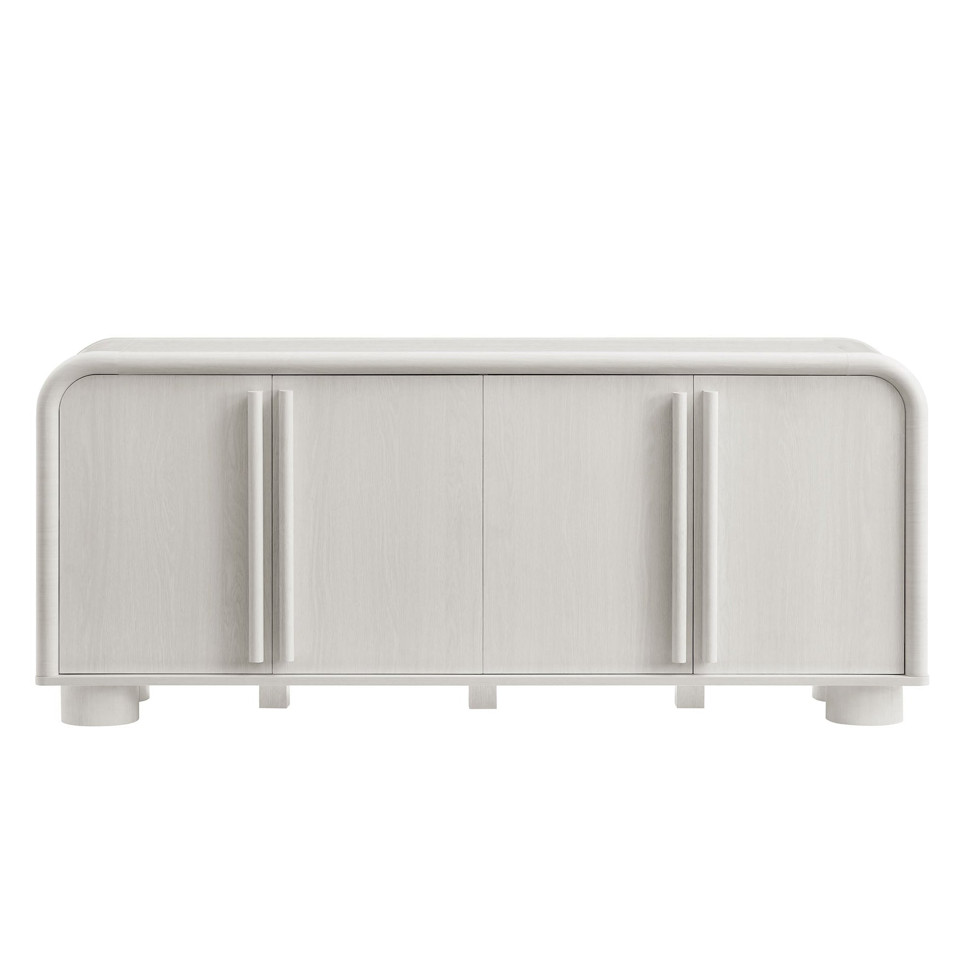 Bellamy Curved 4-Door Sideboard Cabinet