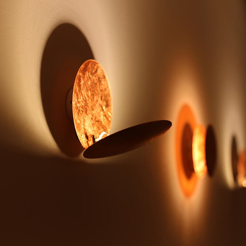 Wall Lamp  Rotating Eclipse Design