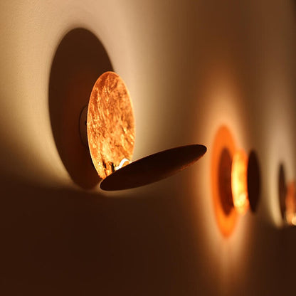Wall Lamp  Rotating Eclipse Design