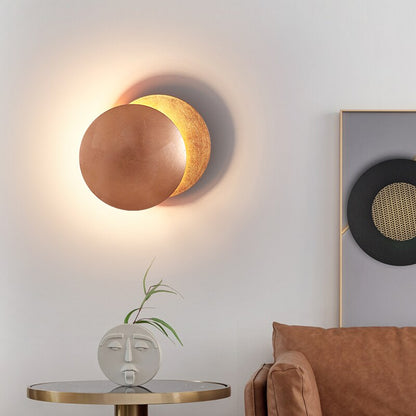 Wall Lamp  Rotating Eclipse Design