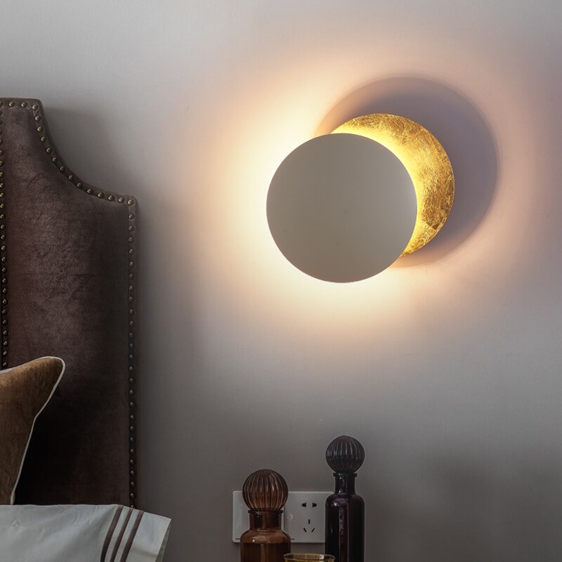 Wall Lamp  Rotating Eclipse Design