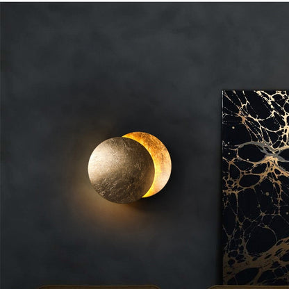 Wall Lamp  Rotating Eclipse Design