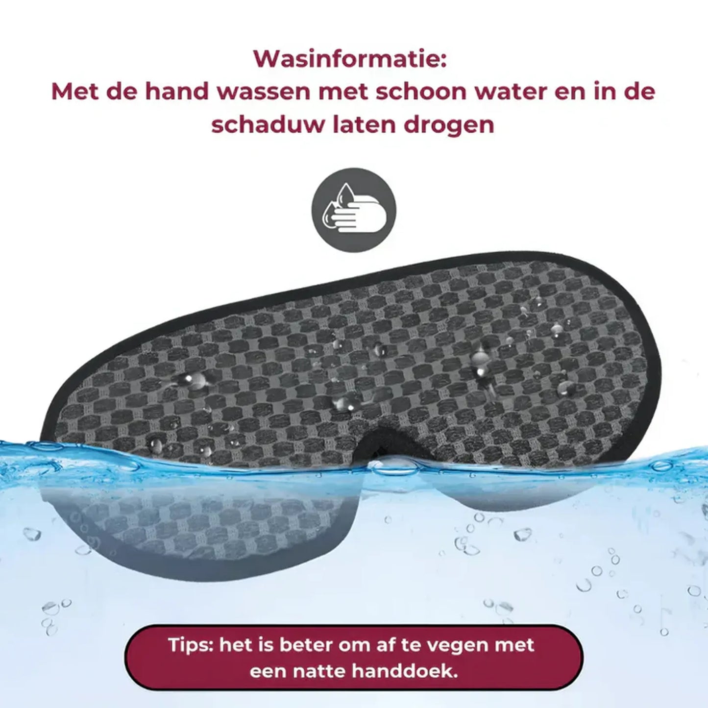 3D Sleep Mask, Contoured Design