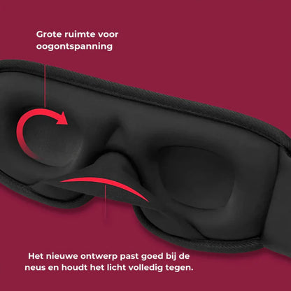 3D Sleep Mask, Contoured Design