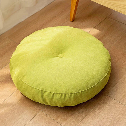 Cozy Round Meditation Cushion, Comfortable Floor Support