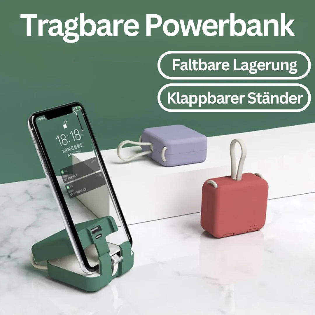 Compact Power Bank, Portable Emergency Charger