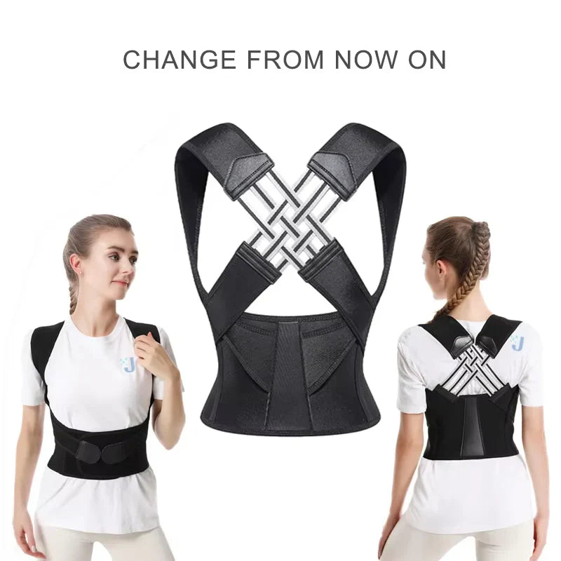 Adjustable Back Support Brace, Versatile Fit for Women and Children