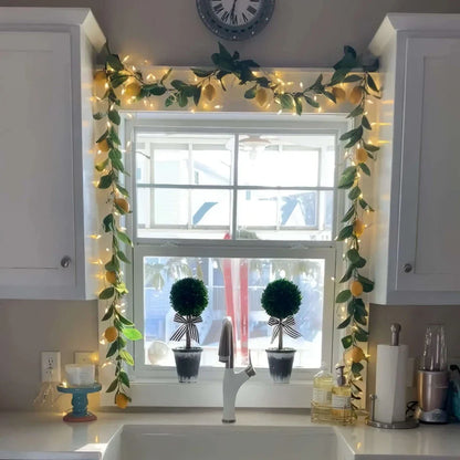 Glimmering Charm Decorative Garland  Enchanted Glow