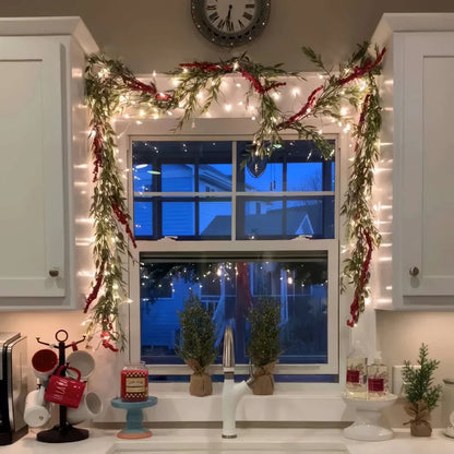 Glimmering Charm Decorative Garland  Enchanted Glow