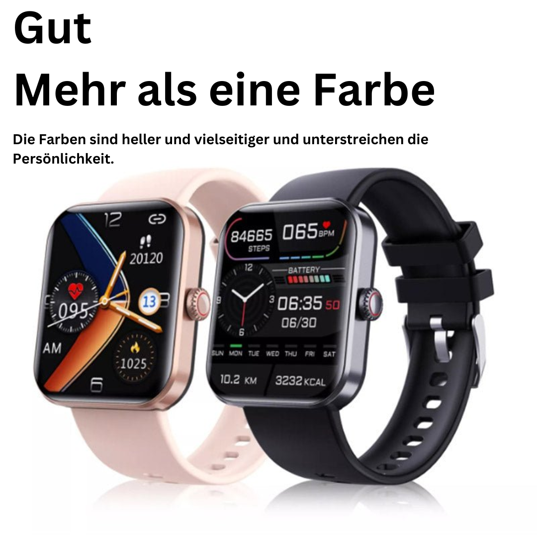 Health Monitor Watch With Glucose And Vital Signs Tracking