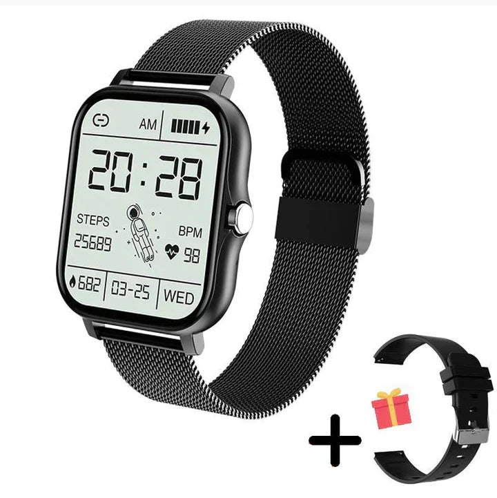 Bluetooth Fitness Smartwatch  Health Tracker