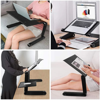 Adjustable Laptop Stand, 360-Degree Versatility
