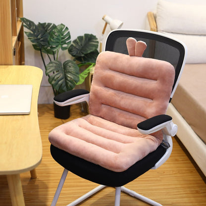 Supportive orthopedic cushion, alleviating back and sitting discomfort