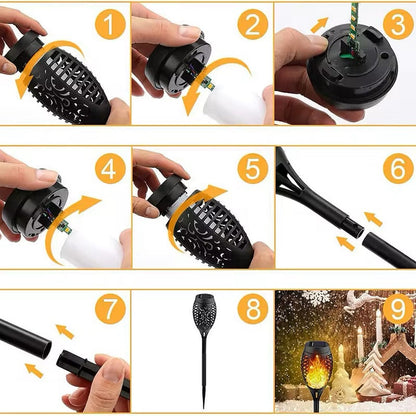 Solar Torch Light, Outdoor Ambiance