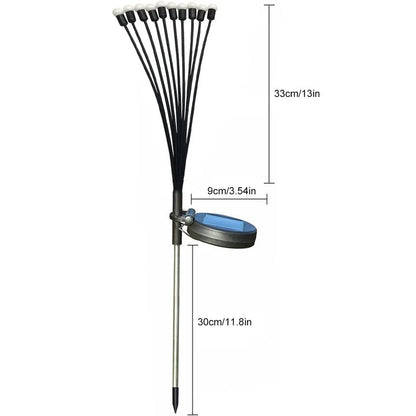 Illuminated Outdoor Lighting, Solar-Powered