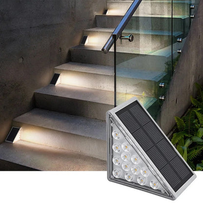 Illuminated Step Lighting, Solar-Powered