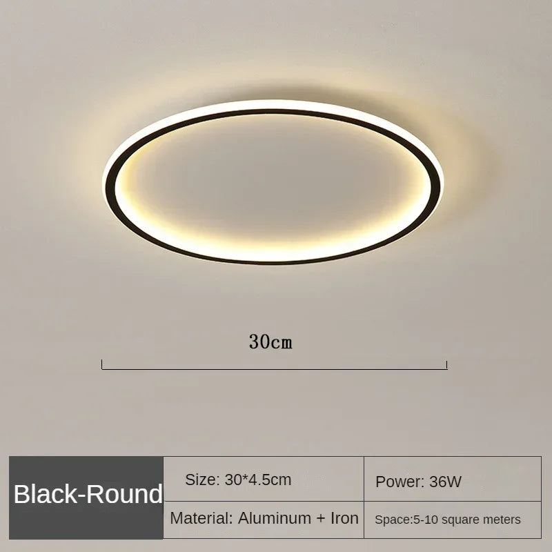 Modern Ceiling Light, Scandinavian Dimmable LED Minimalist