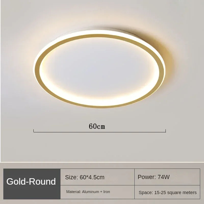 Modern Ceiling Light, Scandinavian Dimmable LED Minimalist
