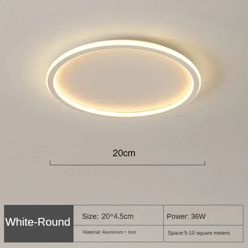 Modern Ceiling Light, Scandinavian Dimmable LED Minimalist