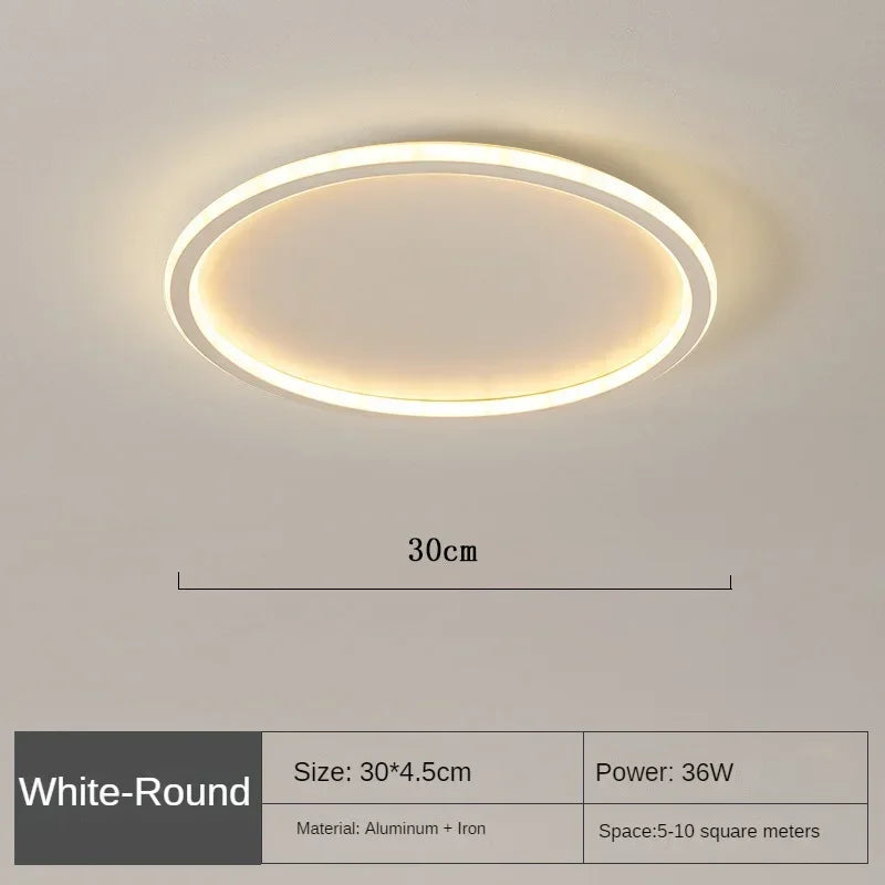 Modern Ceiling Light, Scandinavian Dimmable LED Minimalist